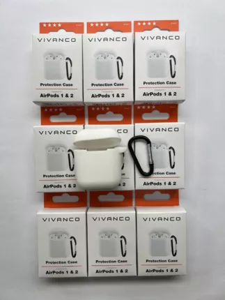 AirPods 1 & 2 Cases mit Karabiner in Originalverpackung